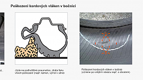 Jak mohou bt piny pokozen pneumatik.